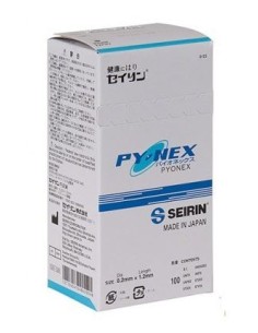 Agujas Seirin New Pyonex 0.20 x 0.12mm - Azul